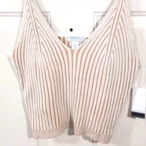 Sofia Vergara Womens Intimates Contour Rib Vanilla Ice Tank